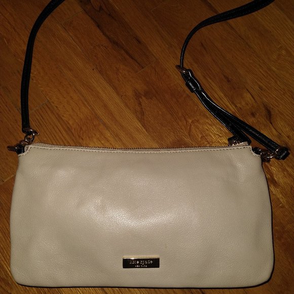 Kate Spade bow ribbon crossbody beige & black - Picture 6 of 6